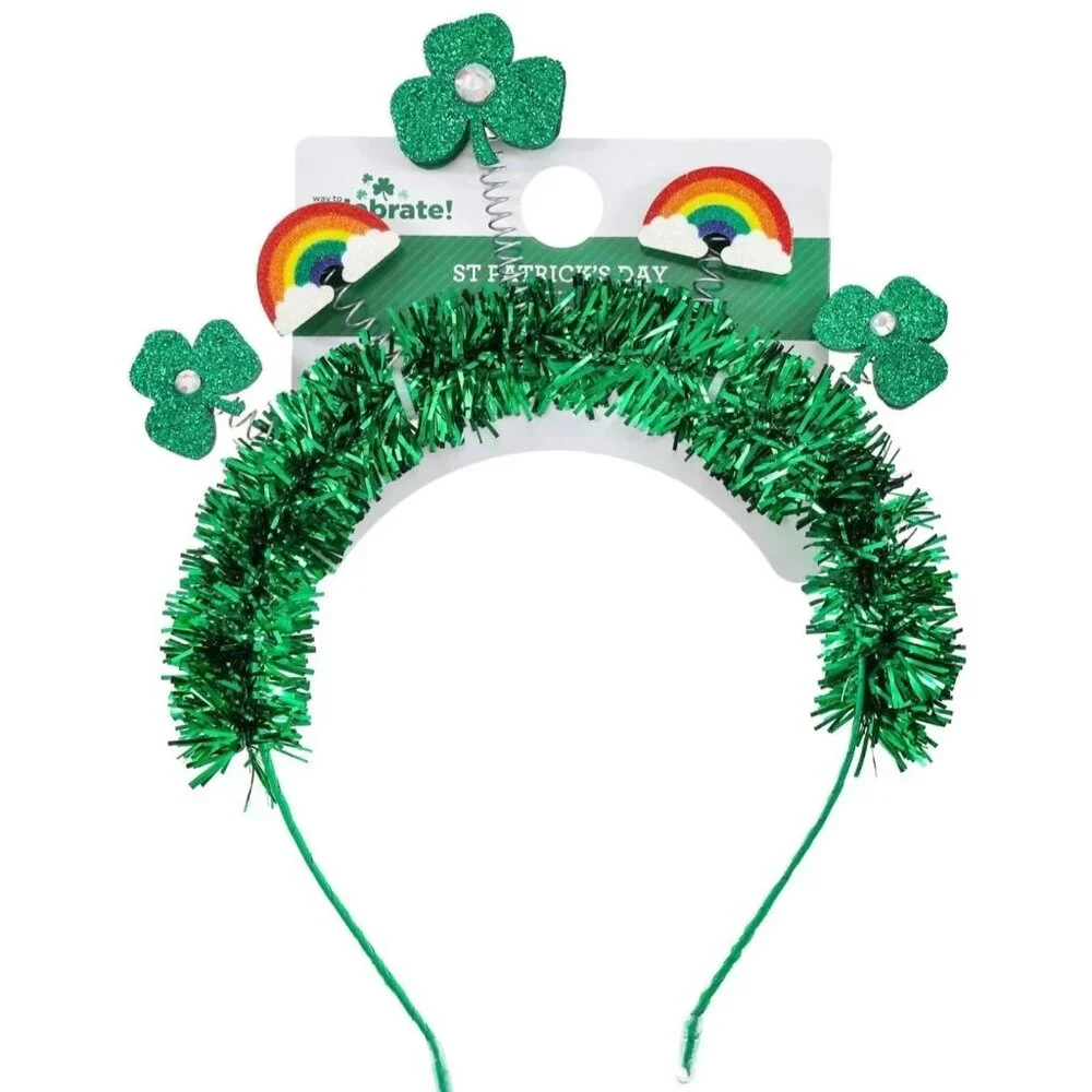 Lots Of Luck 4 Piece Set Tee Headband Necklace Polish GIRLS SIZE XL 14-16 NEW